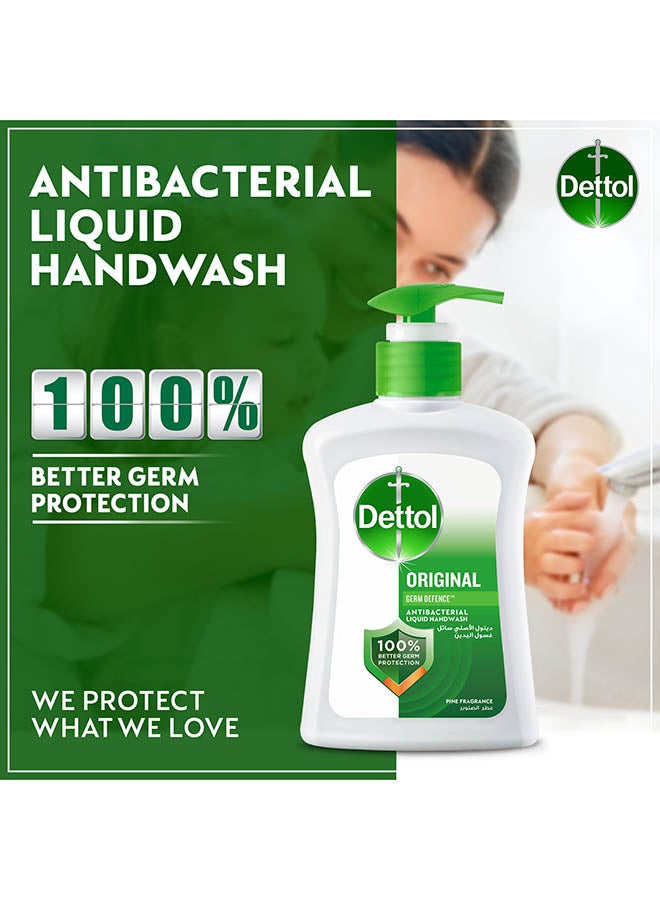 Dettol - Original Antibacterial Handwash Liquid Soap Pine Fragrance 200ml - Image 1