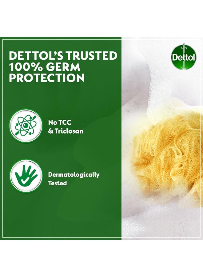 Dettol Fresh Anti-Bacterial Soap Bar Citrus & Orange Blossom Fragrance 165grams Pack of 4  - Image 4