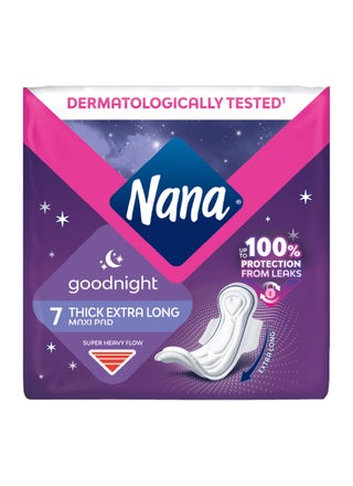 Goodnight Maxi Thick Extra Long Pads, 7 Pieces white 7 Pieces - view 2