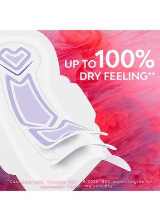 Ultra Long Wings Sanitary Pads White 16 Pads - view 4