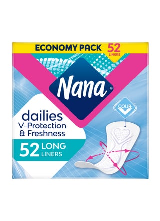 52-Piece Daily Fresh Long Panty Liners 52-Piece - view 2