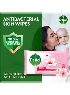 Dettol Skincare Antibacterial Skin Wipes 5x10 Piece  - Image 3