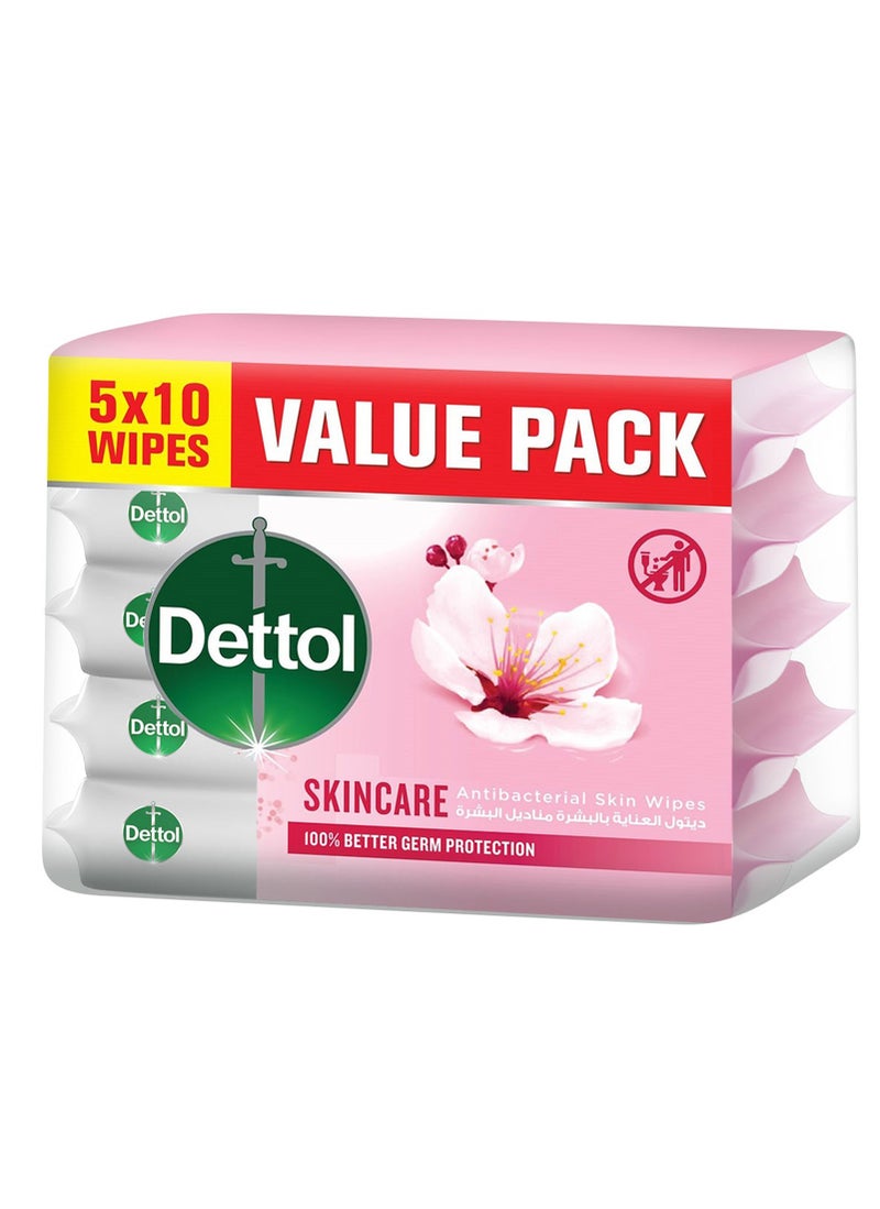 ديتول العناية بالبشرة مناديل البشرة المضادة للبكتيريا - Image 1