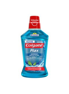 Colgate Plax Peppermint Mouthwash, 500ml Blue  - Image 1