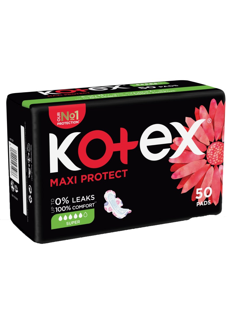 كوتكس ماكسي سميكة سوبر 50 فوطة 50 Pieces - Image 1