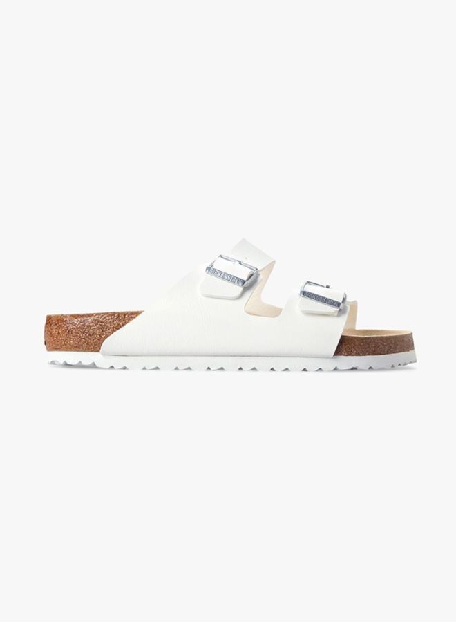 BIRKENSTOCK - Arizona Birko Flor Sandals White - Image 1