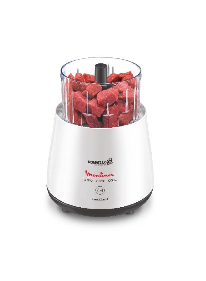 Moulinex Moulinette Chopper 1000 W DPA144 White - Image 2