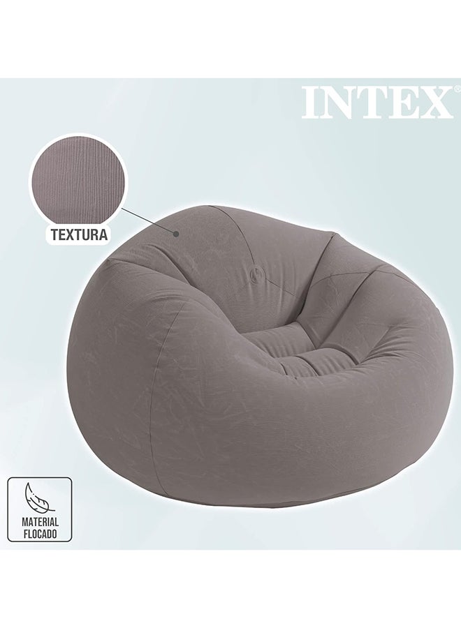 Beanless Bag Inflatable Lounge Chair Grey 114x114x71cm - pnsku/N12273227A/45/_/1715147326/58e1f5b7-521e-4894-9052-226874505409