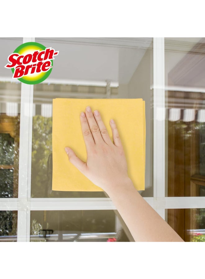 Scotch Brite Scotch-Brite Window Wipe Multi-Purpose Cleaning Cloth - 32 x 35 cm Beige - Image 2