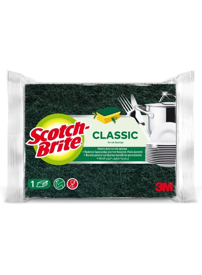 3M Scotch Brite Classic Scrub Sponge Green  - Image 3