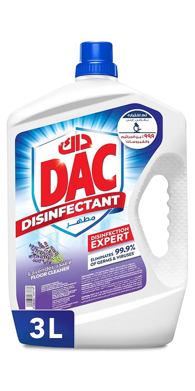 DAC Lavender Disinfectant, 3 Liter - Image 1