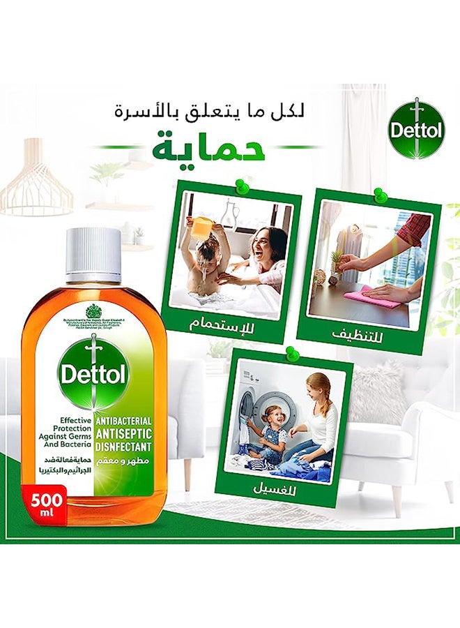 Dettol Antiseptic Antibacterial Disinfectant Liquid 500ml - Image 2