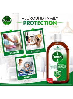 Dettol Antiseptic Antibacterial Disinfectant Liquid 1Liters  - Image 3