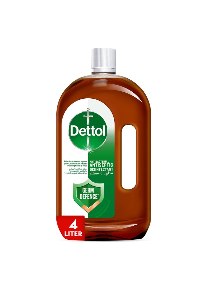Dettol Antiseptic Antibacterial Disinfectant Liquid 4Liters  - Image 1