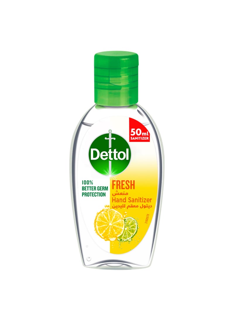 Dettol - Fresh Anti-Bacterial Instant Hand Sanitizer 50ml - Image 1