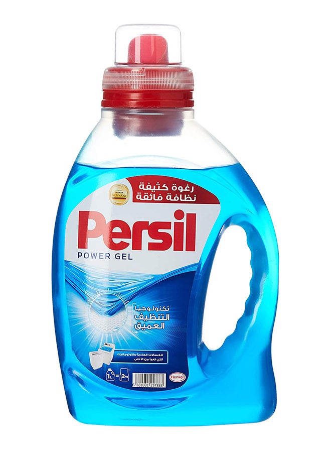 Persil Power Gel Liquid Laundry Detergent With Deep Clean Technologyfor Top Loading Washing Machines Blue 1Liters - Image 1