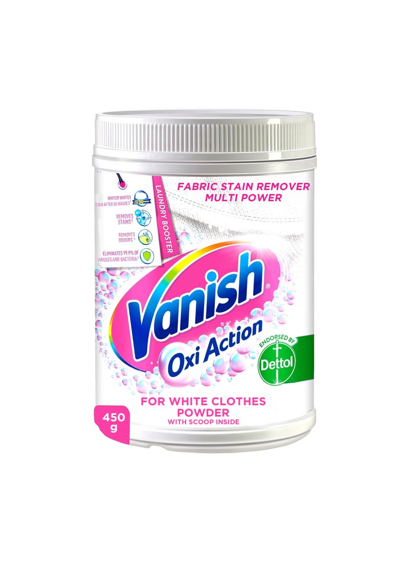 Vanish Stain Remover Oxi Action Powder Crystal White 450grams  - Image 1