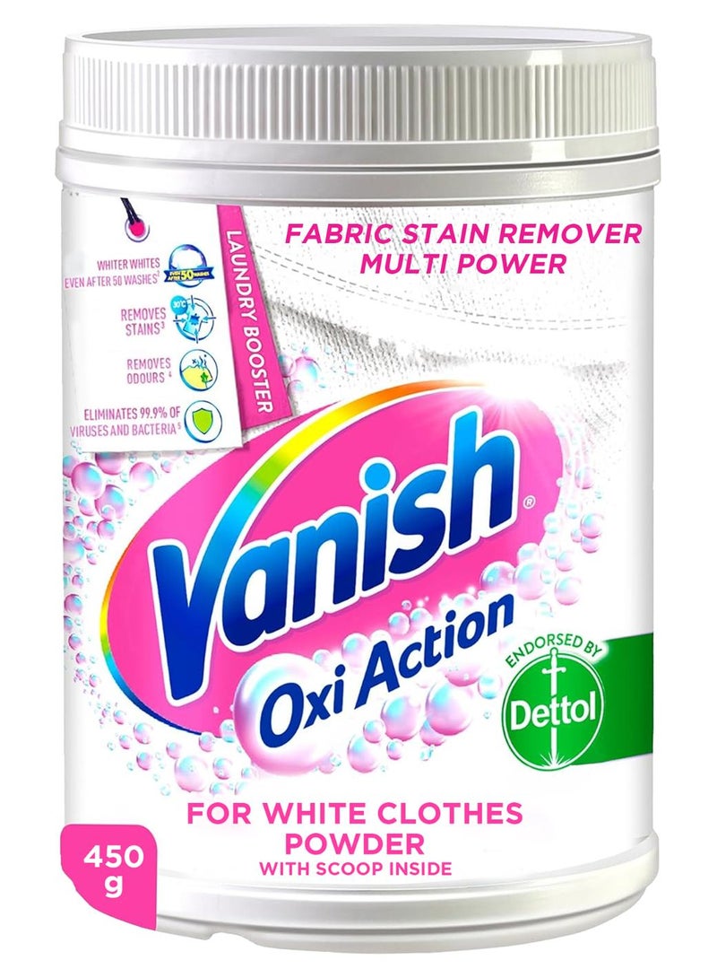 Vanish Stain Remover Oxi Action Powder Crystal White 450grams - Image 1