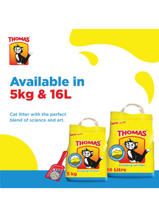 Thomas - Clumping Cat Litter 5kg - Image 1