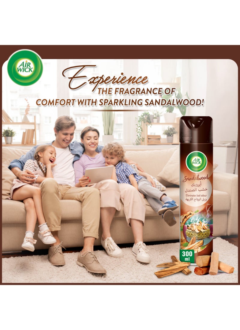 Air Wick Sandalwood Aerosol 300ml - Image 3