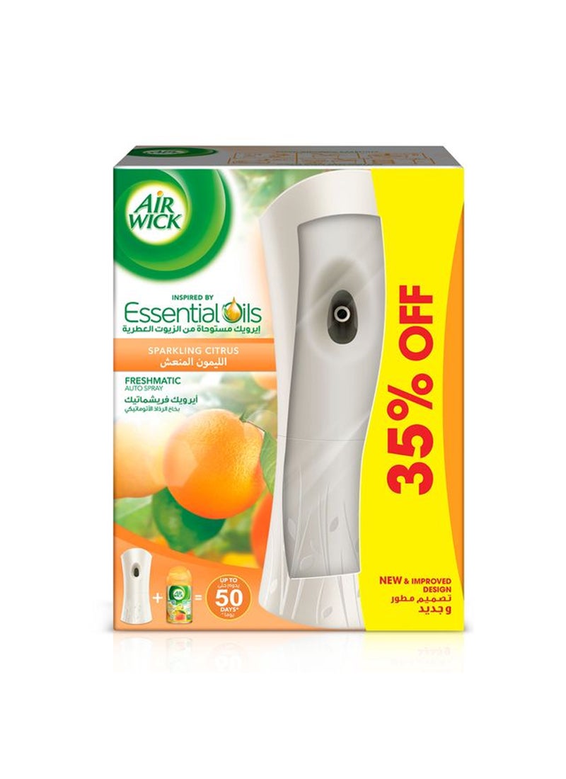 أير ويك طقم معطر الجو فريشماتيك بخاخ الرذاذ الأوتوماتيكي - 250ملليلتر - Image 1