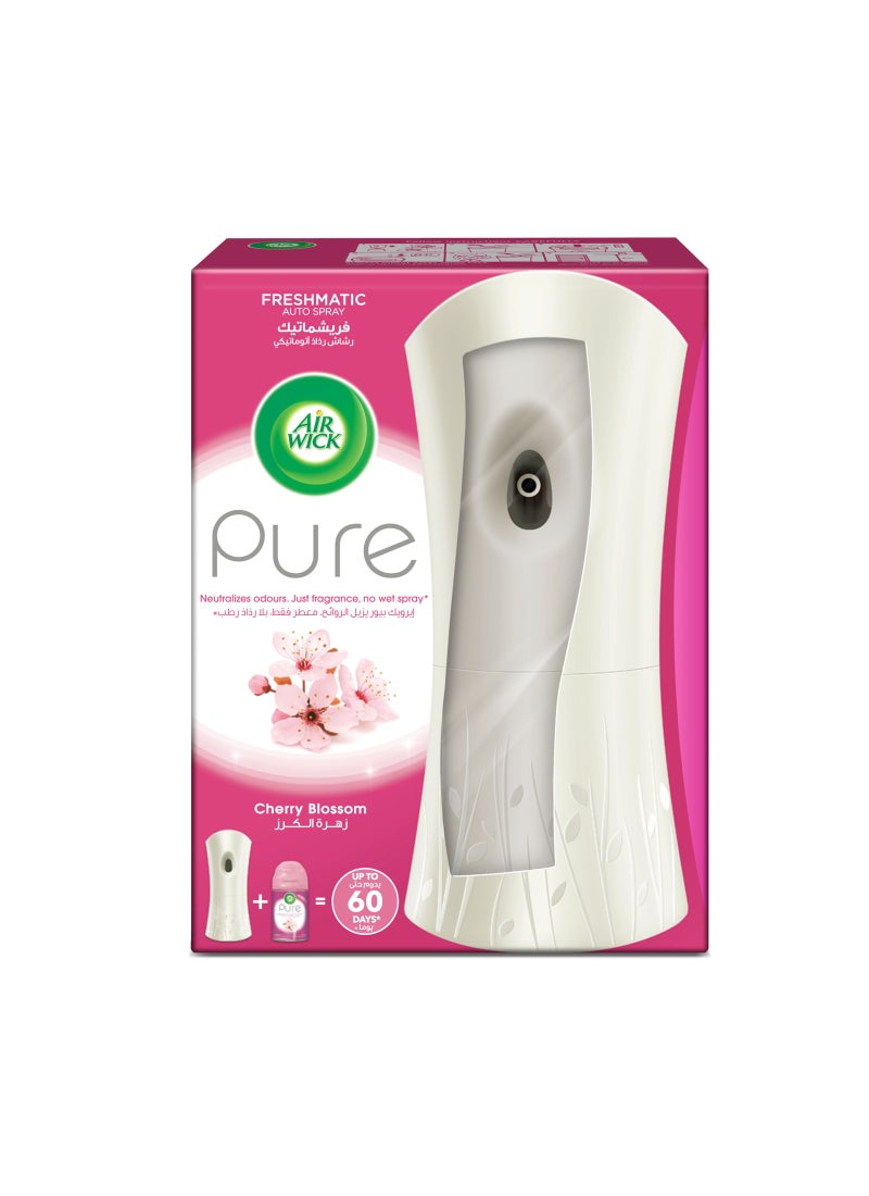 Air Wick Freshmatic Auto Spray Kit Pure Cherry Blossom 250ml - Image 1