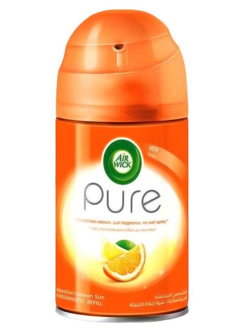 أير ويك معطر جو فريشماتيك برائحة الحمضيات، عبوة بتصميم قابل لإعادة التعبئة برتقالي 250ملليلتر - Image 1