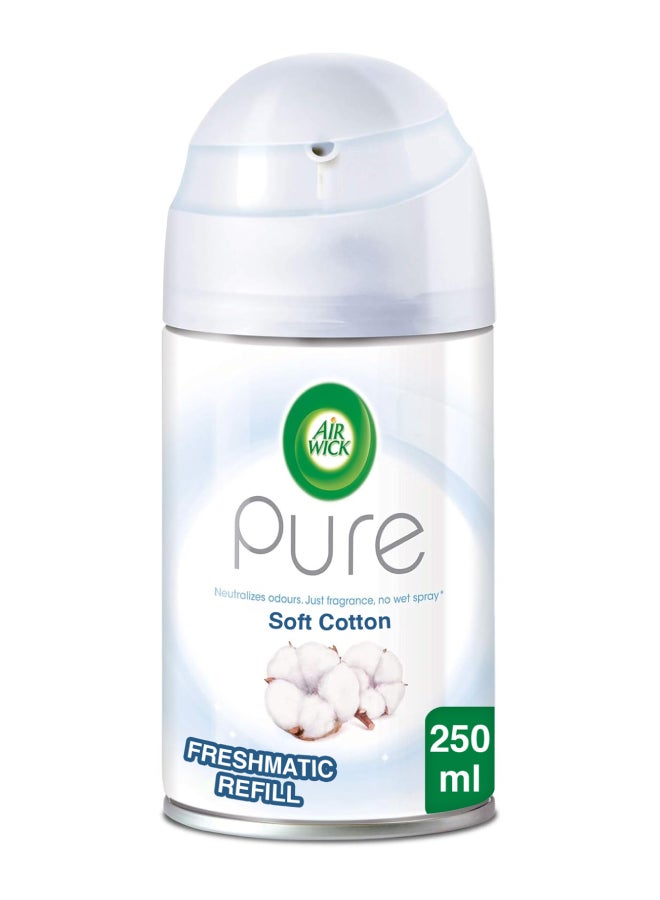 Air Wick Freshmatic Refill, Fresh Linen Soft Cotton 250ml - Image 1