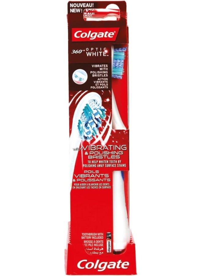 360 Degree Optic White Power Toothbrush Multicolor - pnsku/N12276677A/45/_/1732554805/dcfb3001-8147-48cf-a96e-69342fbdf28e