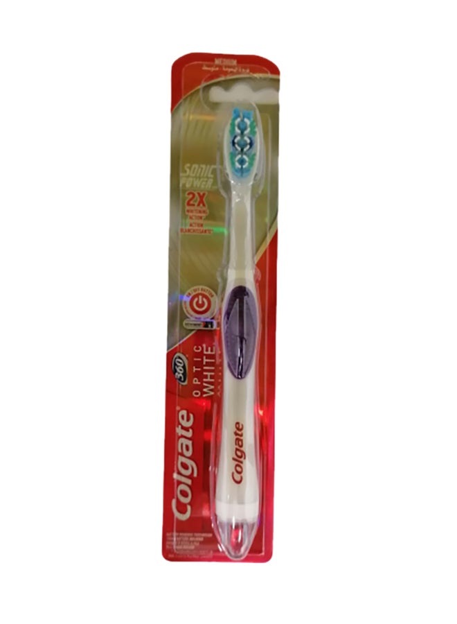 360 Degree Optic White Power Toothbrush Multicolor - pnsku/N12276677A/45/_/1732554816/4e9d6cb1-75ba-4c31-8459-437513314df9