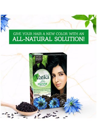 Natural Black Henna Hair Color Natural Black - view 2