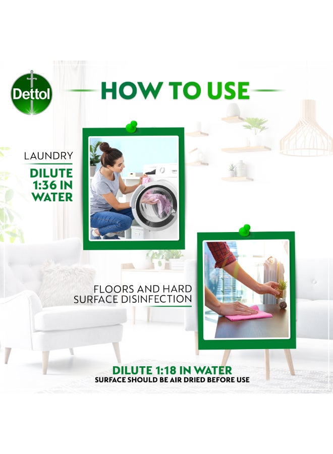 Dettol Multipurpose Disinfectant Liquid Green 500ml  - Image 3