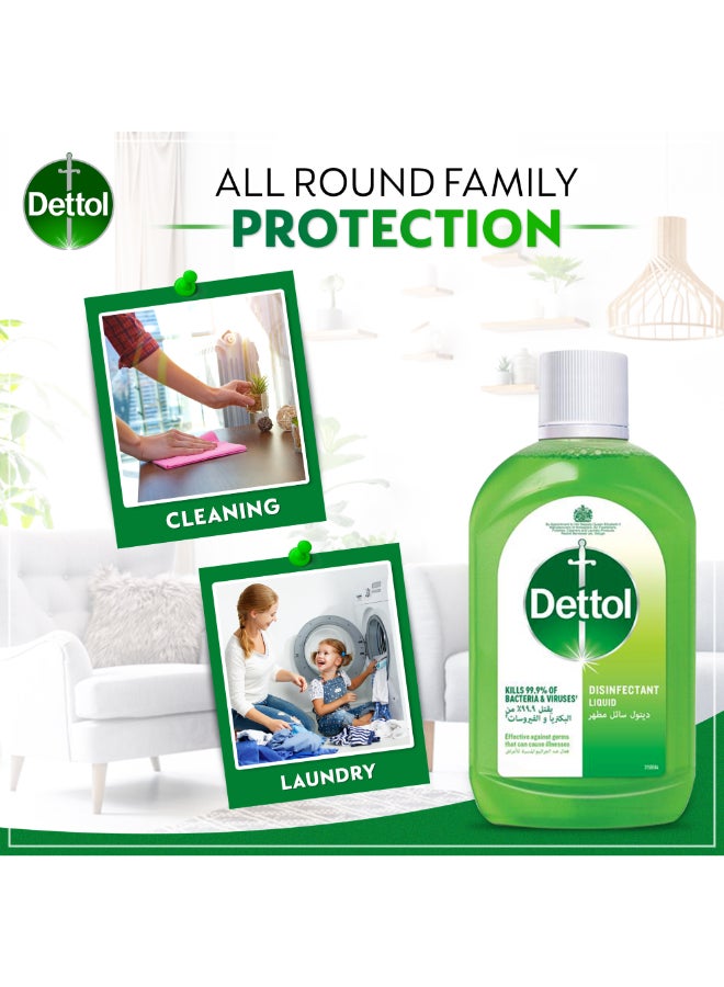 Dettol Multipurpose Disinfectant Liquid Green 500ml  - Image 4