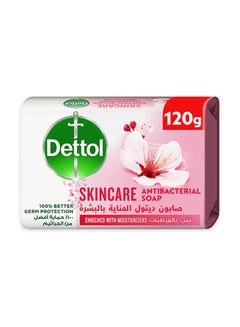 Dettol Skincare Anti-Bacterial Bathing Soap Bar Rose And Sakura Blossom Fragrance 120grams  - Image 1