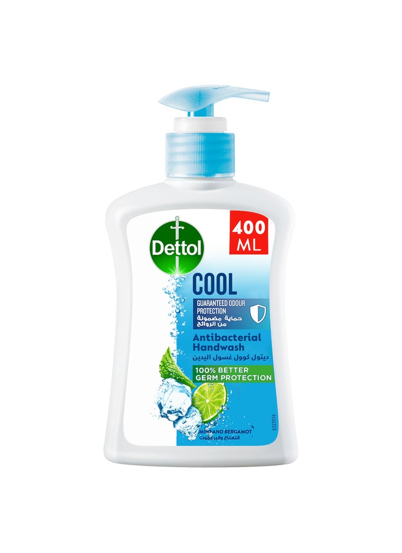 Dettol Cool Antibacterial Hand Wash, 400ml - Image 1