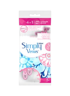 Gillette Simply Venus Disposable Razors 5 piece  - Image 2
