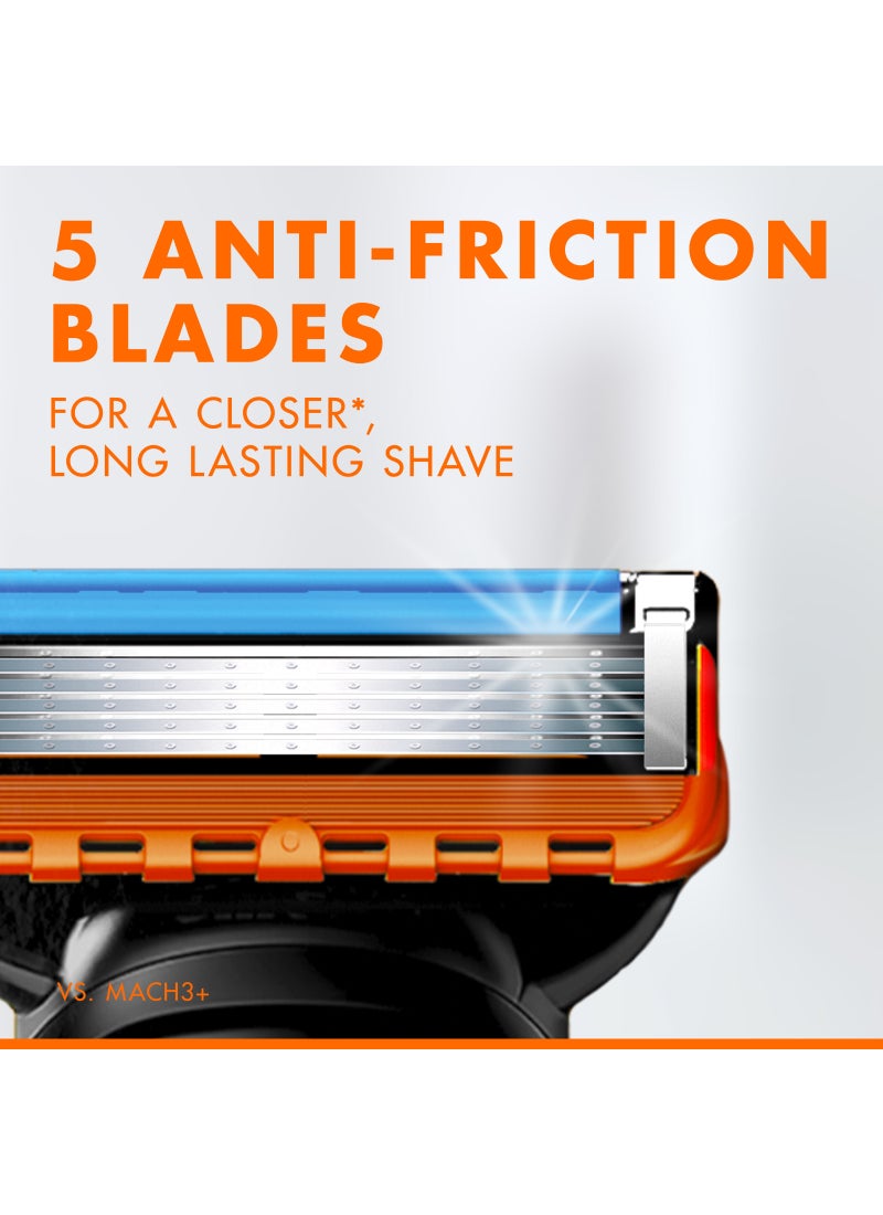 Gillette Fusion5 Men's Refillable Razor: Handle + 2 Blade Refills 1 piece - Image 3