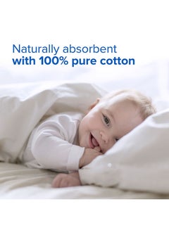 Johnson's 200-Piece Baby Cotton Buds Soft And Gentle Naturally Absorbant With Pure Cotton Tips  - Image 2