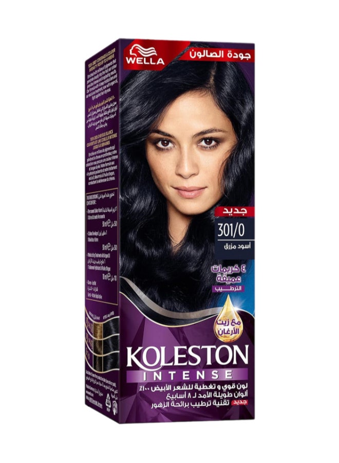 WELLA - Koleston Intense Hair Color Blue Black 301/0 - Image 1