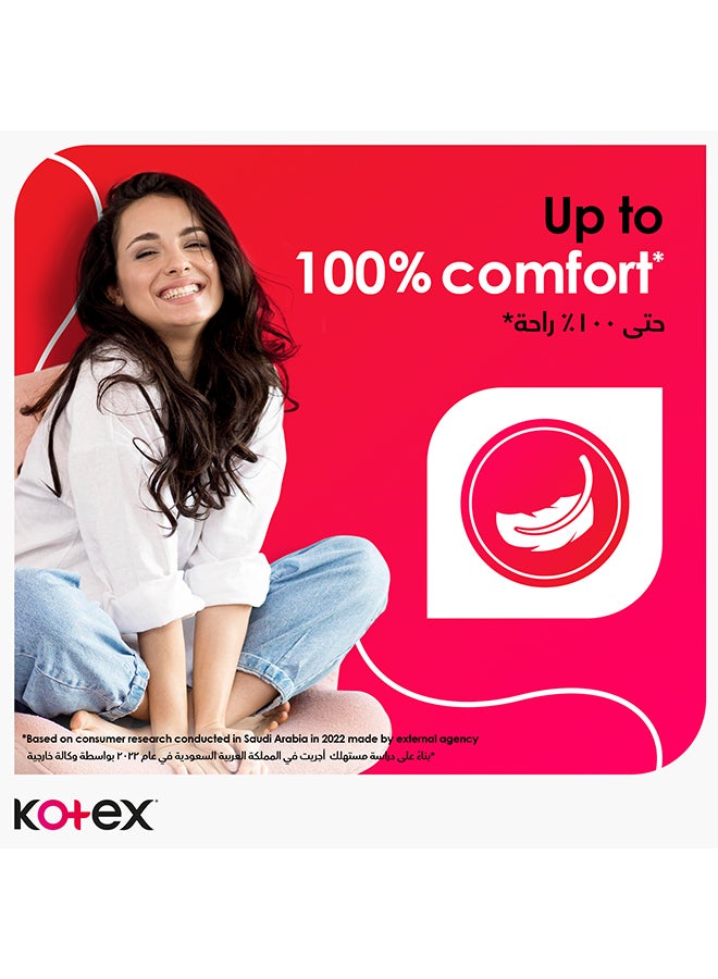 Kotex Maxi Protect Thick Pads, Normal Size Sanitary Pads with Wings, 50 Sanitary Pads 50 Pieces  - Image 5
