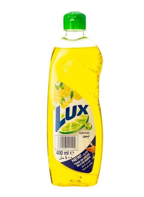 Dishwash Liquid For Sparkling Clean Dishes Lemon Tough On Grease And Mild On Hands Lemon 400.0ml