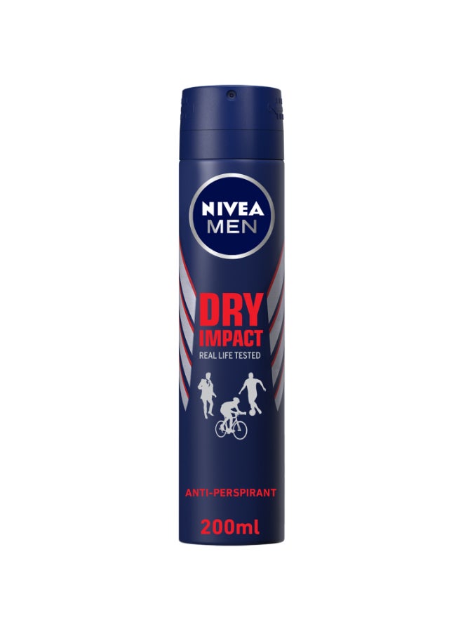 Nivea - Dry Impact Antiperspirant Spray 200ml - Image 1