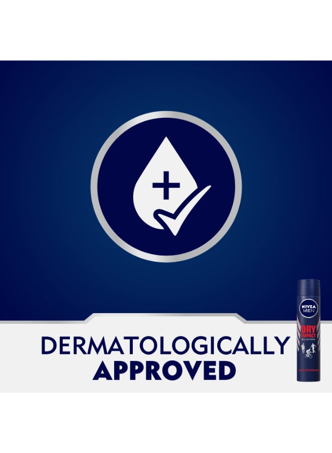 Nivea - Dry Impact Antiperspirant Spray 200ml - Image 1