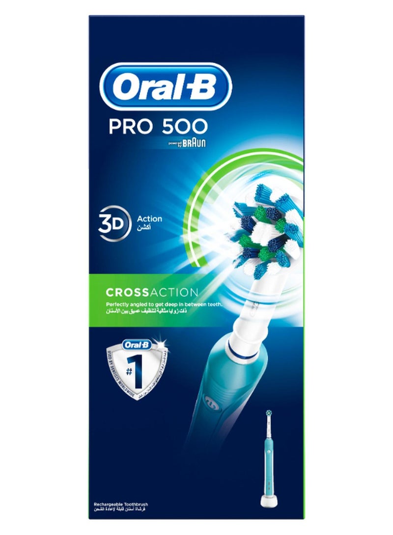 أورال بي فرشاة أسنان فيتاليتي قابلة للشحن أزرق/ أبيض - Image 1