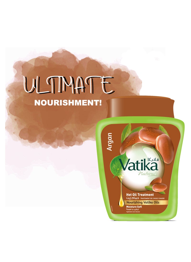 Vatika Naturals Argan Hammam Zaith Hot Oil Treatment 500grams - Image 3
