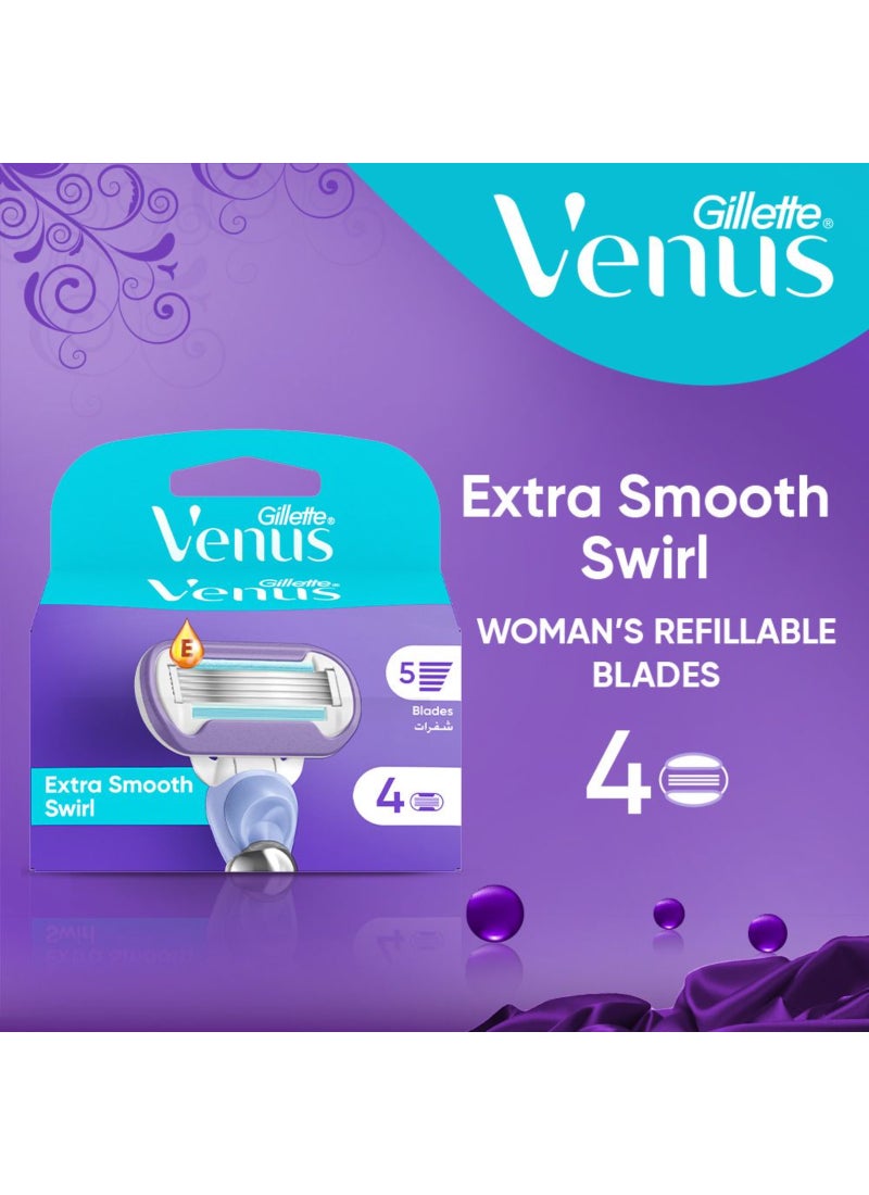 فينوس جيليت فينوس ديلوكس شفرة دوامة ناعمة - 5 شفرات - Image 2