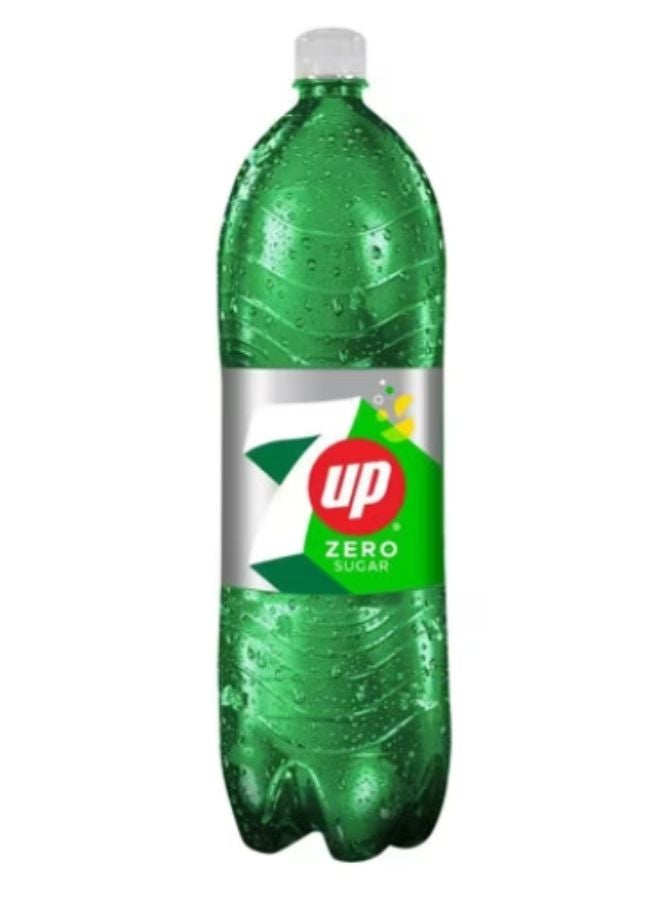 7Up Zero Sugar Carbonated Soft Drink Pet Bottle 1Liters