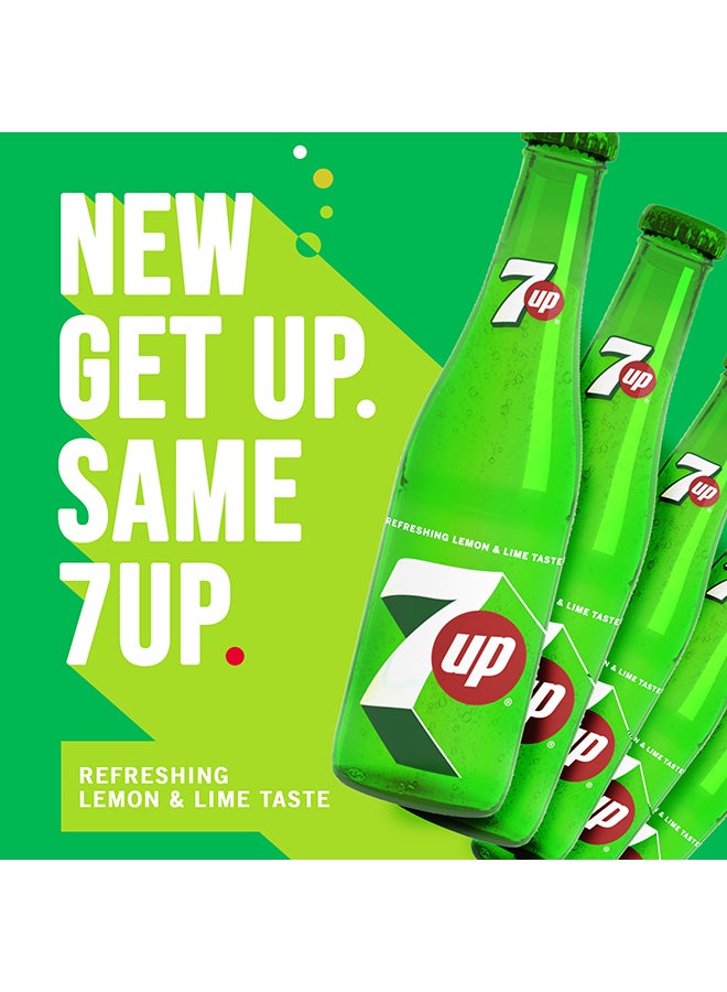 7up - Regular Soft Drink Glass Bottle 250ml Pack of 6 - Image 1