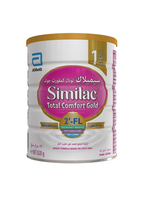 Total Comfort Gold 1 Infant Formula 820grams