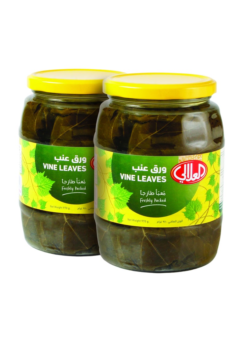 العلالي ورق عنب تركي 970جرام عبوة من قطعتين - Image 1